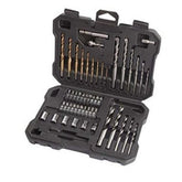 Mixed bit set, drill bits: wood, metal and stone (51 pcs) 409016 WORKPRO